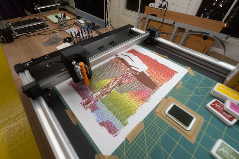 Artwork from project Rubber Stamping Machine